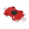 Aluminum Zinc Zinc Alloy Drawer Handle Punching Template Slotted Router Base Fastening Bracket  Woodworking