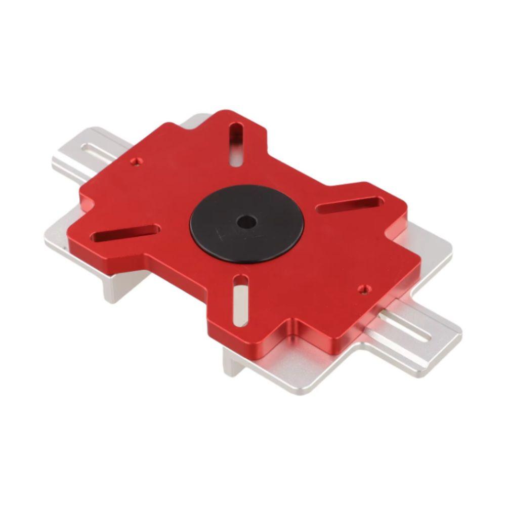 Aluminum Zinc Zinc Alloy Drawer Handle Punching Template Slotted Router Base Fastening Bracket Woodworking