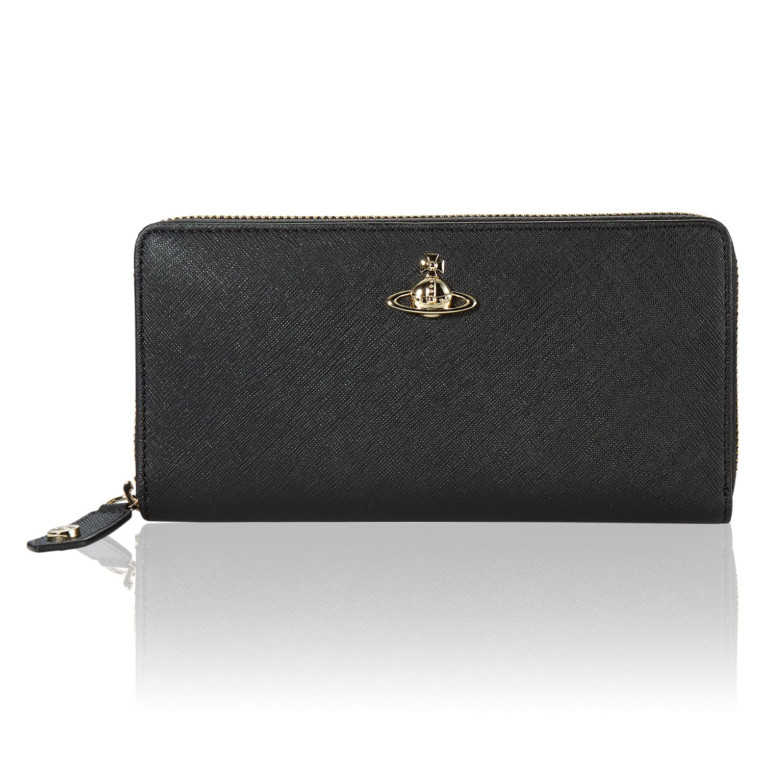 

Vivienne Westwood SAFFIANO BIOGREEN ZIP ROUND WALLET 5105005DU S000B N401 BLACK [Used] чорний