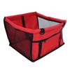 Pet Car Seat Waterproof Breathable Prevent Slip Adjustable Straps Dog Car Basket with Safety Leash for Puppy Cat