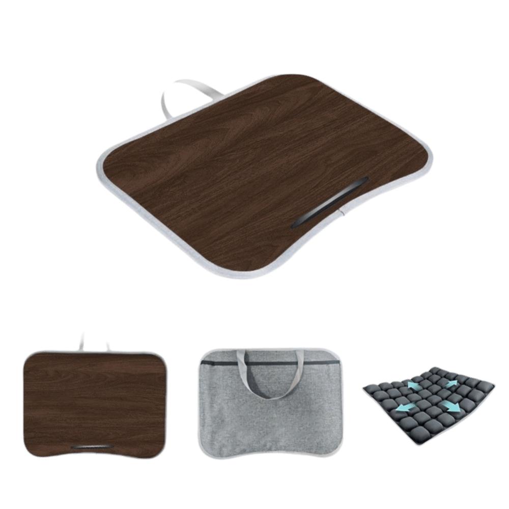 Soft Pillow Cushion Laptop Lap Desk Padded Tray Portable Design Multifunctional Laptop Desk Ergonomic Foam Particles Filled