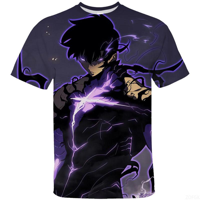 3D Printed Cartoon Anime Pattern T-Shirt Men s Fashion M
