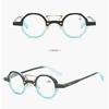 Retro Small Round Frame Reading Glasses for Women - Lightweight, Spring Hinges, High-Definition Eye Protection