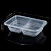 Ronghe Disposable 2-Compartment PP Meal Prep Containers