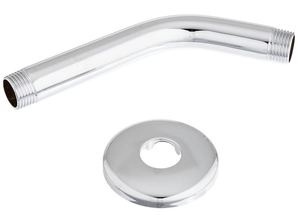 Stainless Steel Recessed Wall-Mount Shower Arm and Rod for Bathroom