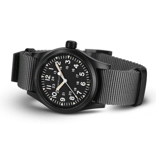 HAMILTON Khaki Field Mechanical Men's Watch, H69409930, Officially Imported, with Official Warranty