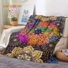 3D Mandala Yoga Flower Bohemia Meditation Nature Soft Flannel Blankets,Throw Blanket Comfortable Blanket for Picnic Beds Bedroom