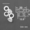 Nylon Wear-Resistant Insulating Step Washer Bolt Liner - Male-Female Screw Bushing