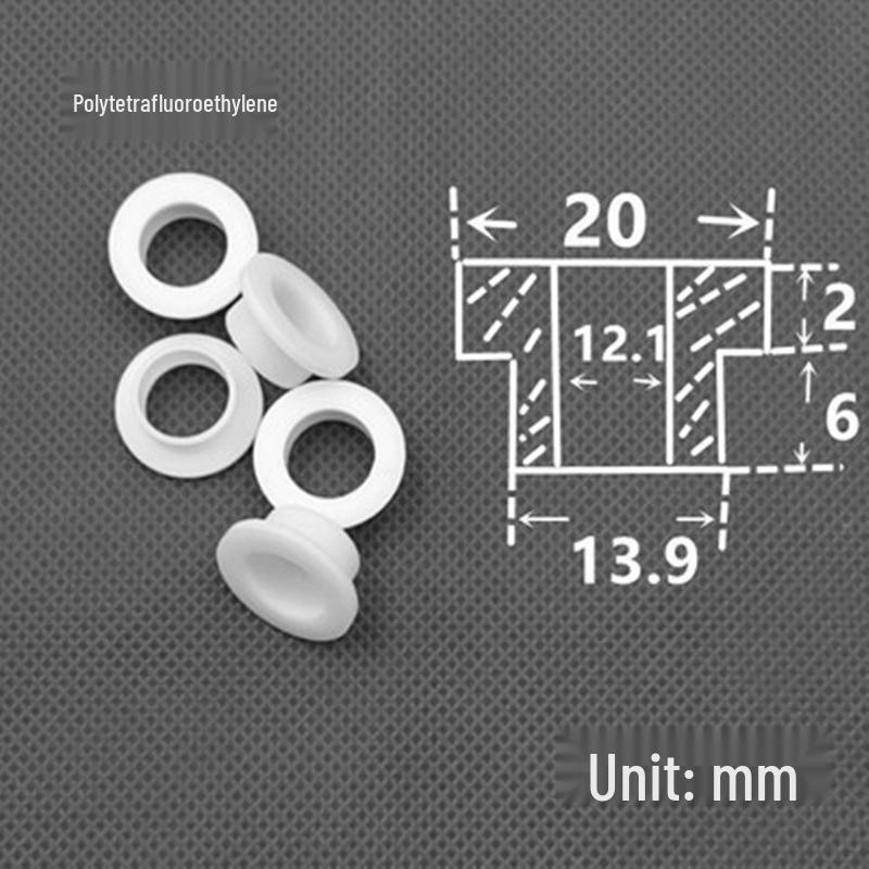 Nylon Wear-Resistant Insulating Step Washer Bolt Liner - Male-Female Screw Bushing