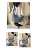 Women's Versatile Small Nylon Crossbody Dumpling Bag - Solid Color Shoulder Bag