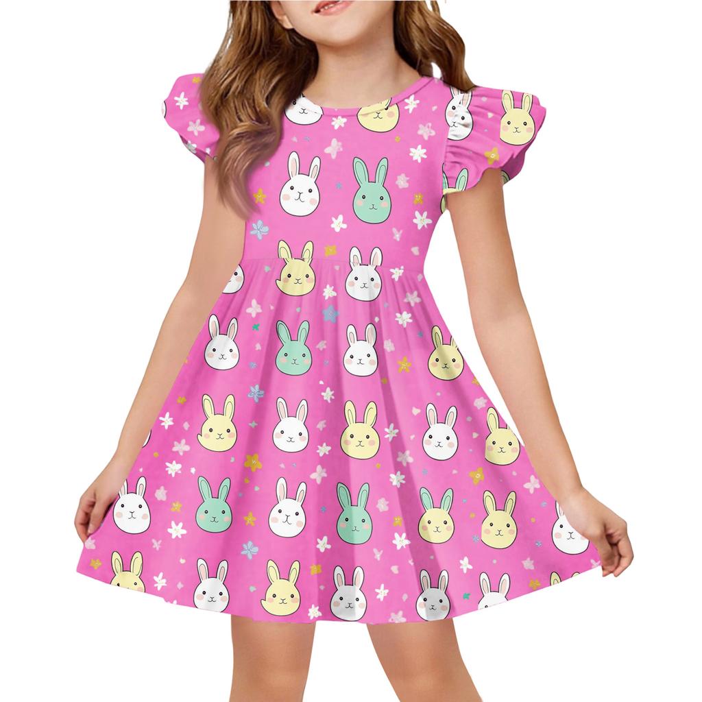 Children's Fashion Casual Flying Sleeve Dress