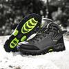 Winter Herrenstiefel Warme Herren Schneestiefel Hochwertiges Leder Wasserdicht Herren Sneaker Outdoor Herren Wanderschuhe Arbeitsschuhe Männlich
