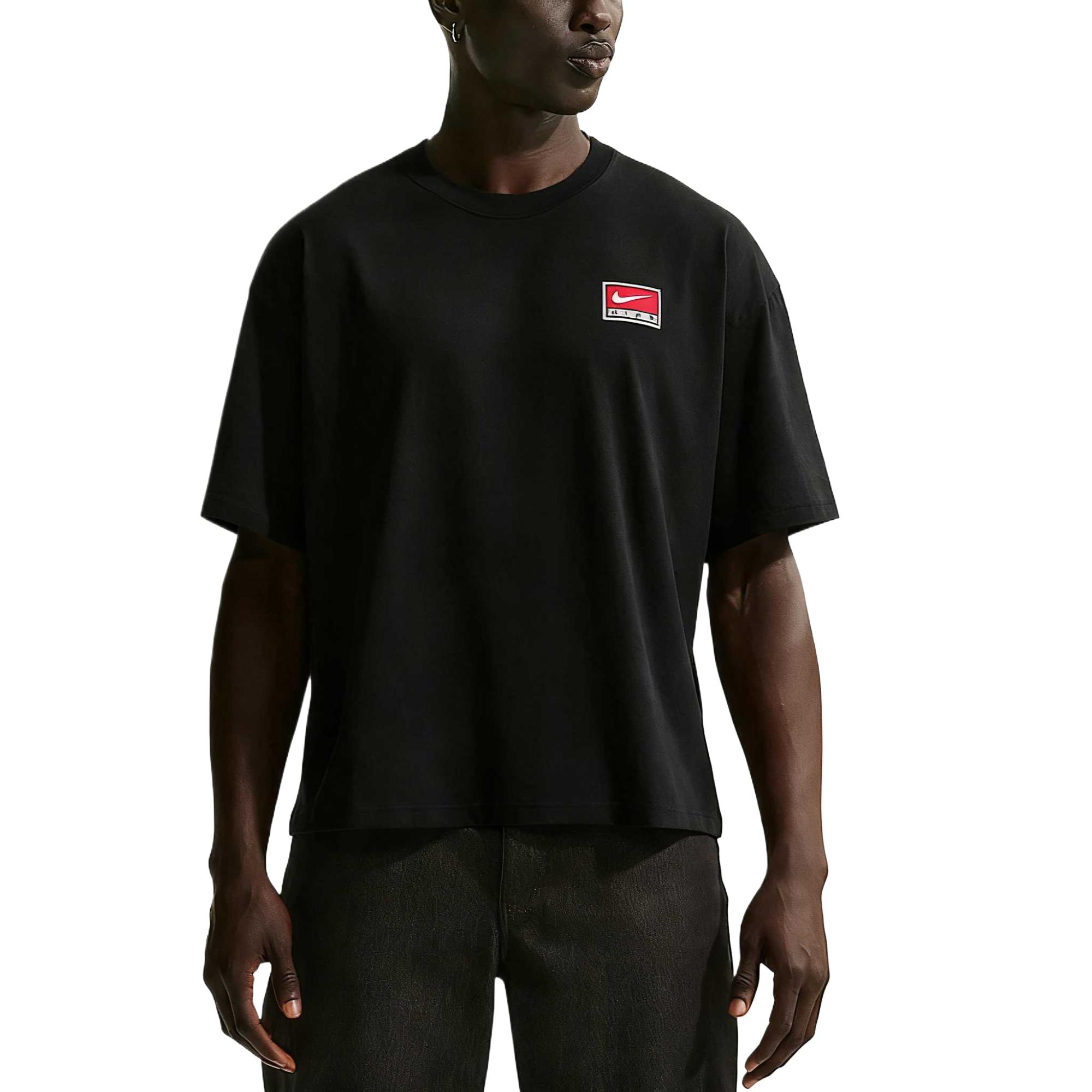 Nike FW/AW25 Solid Color Loose Fit Crew Neck Short Sleeve T-Shirt Men Tops II4379-010 M