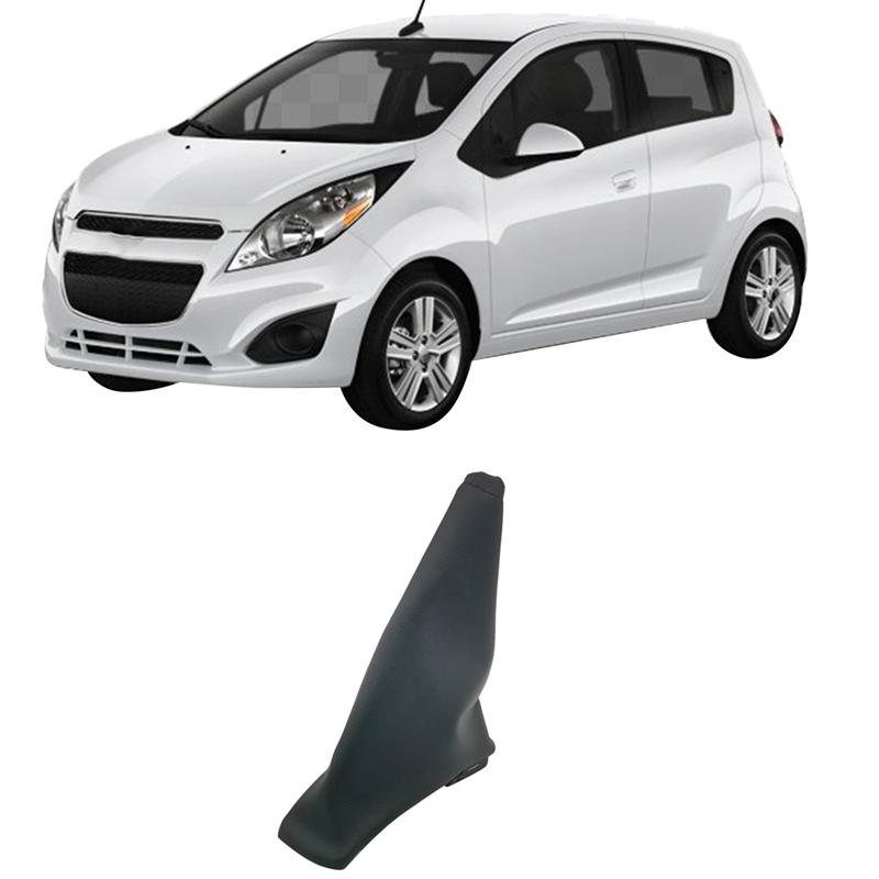 

Handbrake Gaiter Cover Hand Brake Boot Black PU Leather For Chevrolet Spark 2011-2016