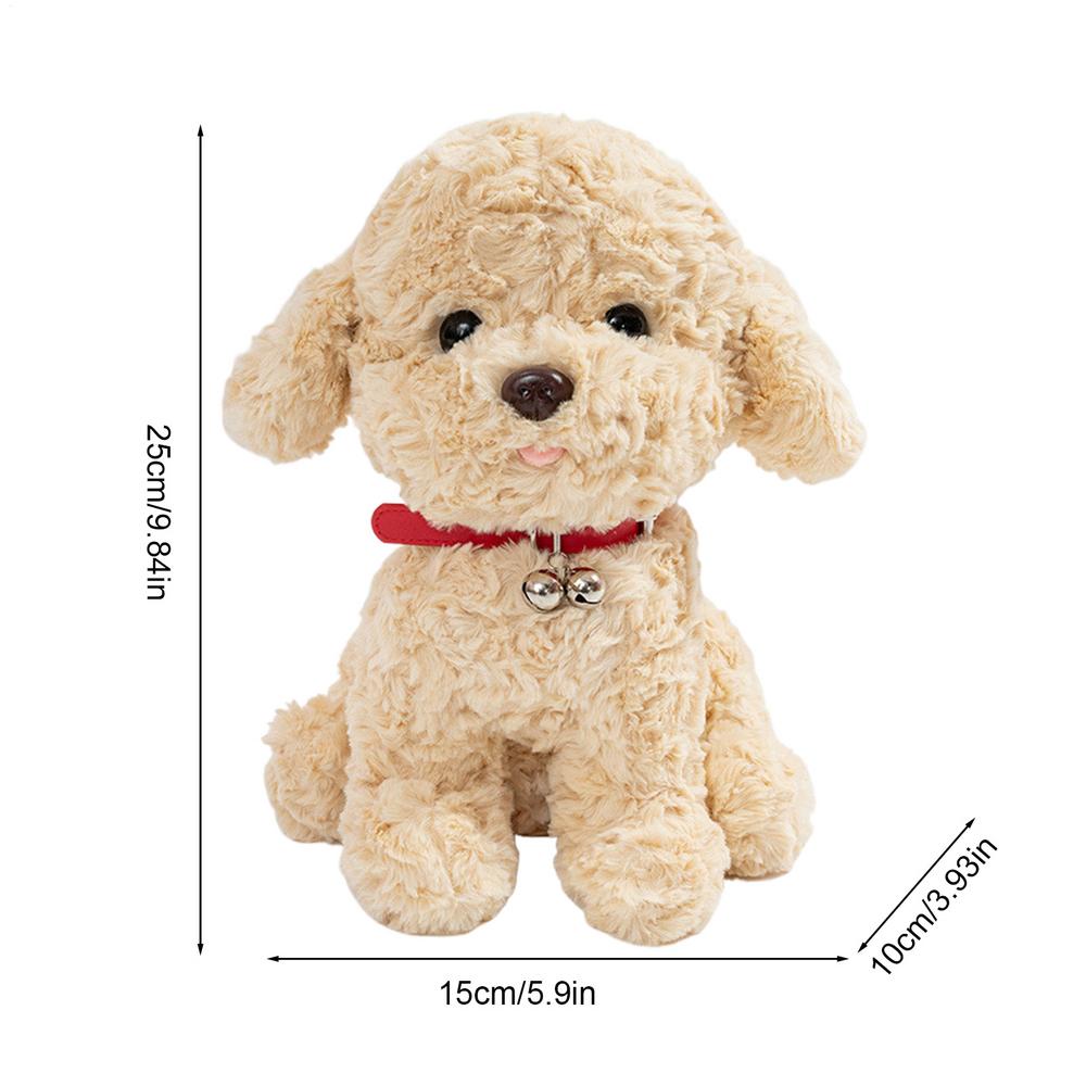 

15x10x25cm Realistic Puppy Plush Toy Simulation High Dog Plush Cute Plushie Dogs L ifelike Soft Stuffed Animals Doll Kawai Gift