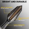 2pcs Motorcycle LED Turn Signals Lamp Sequential Flowing Lights Indicator Amber