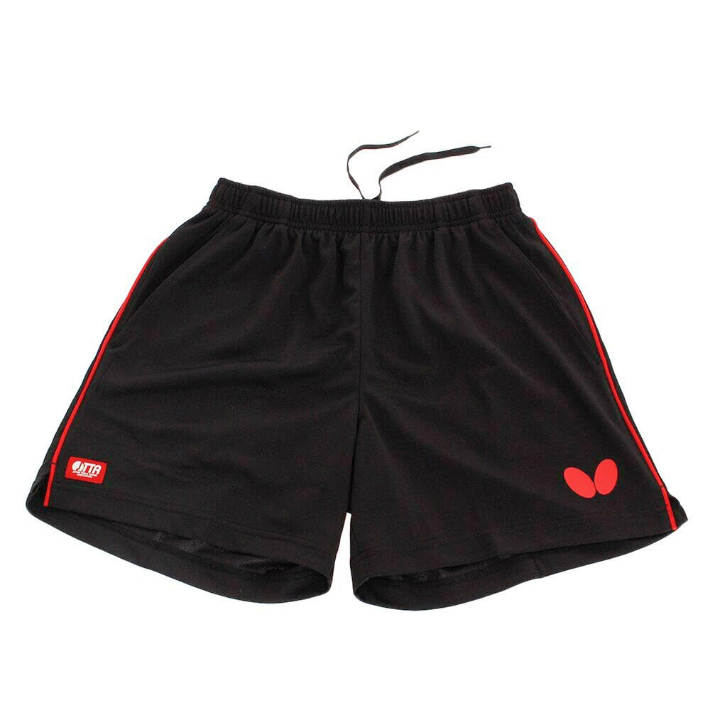 Butterfly Table Tennis Game Shorts Pasteppu Pants II Unisex Red M 51970 - Official Match Wear Sportswear
