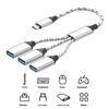 Practical USB C To USB 2.0 Converters OTG Cable Charging Cable for External Storage Charging Various Device Connection