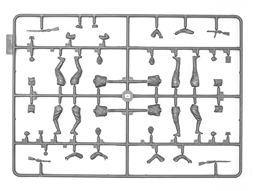 ICM 1/35 Scale Soviet Army BM-13-16 Multiple Rocket Launcher G7107 Body with Soviet Crew, Plastic Model Kit 35596, Molded In Color