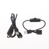 1Pcs Usb Extension Cable With On Off Switch Led Indicator For Raspberry Pi Pc Usb Fan Led Lamp Data Sync Usb 2.0 Extender Cord