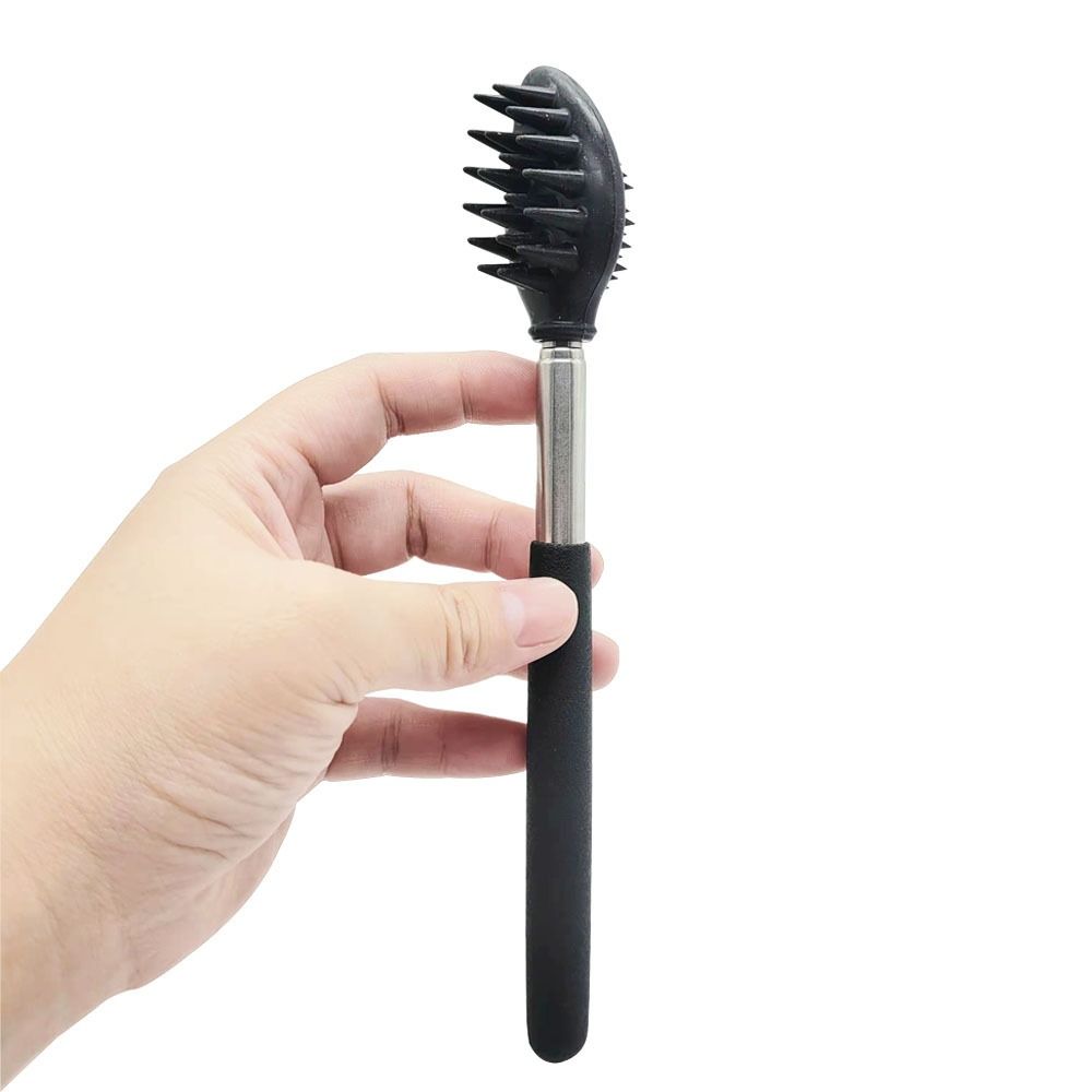Nose Cleaning Scrubber Telescopic Backscratcher Extendable Back Scratcher Silicone Massage Brush
