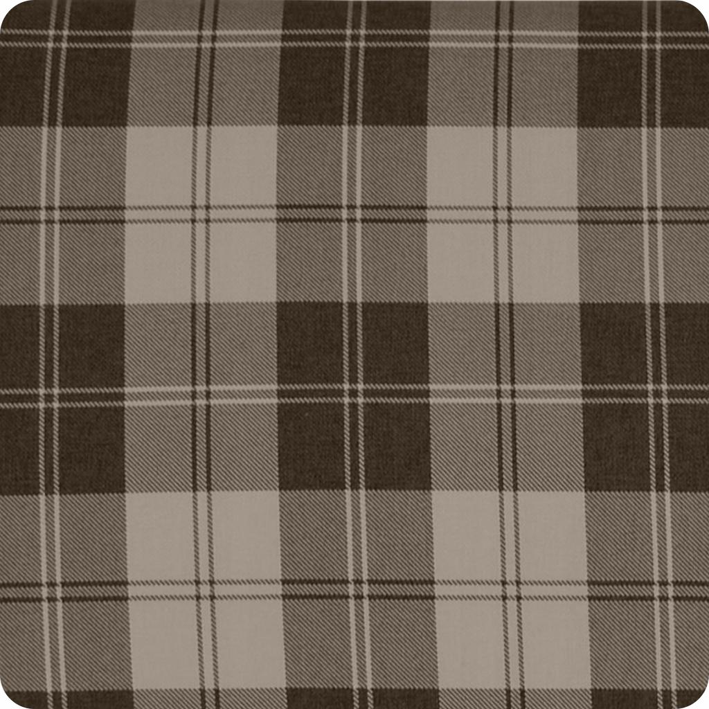 Armchair In PRL Retro Vintage Style SOLER Family Furniture Check Brown