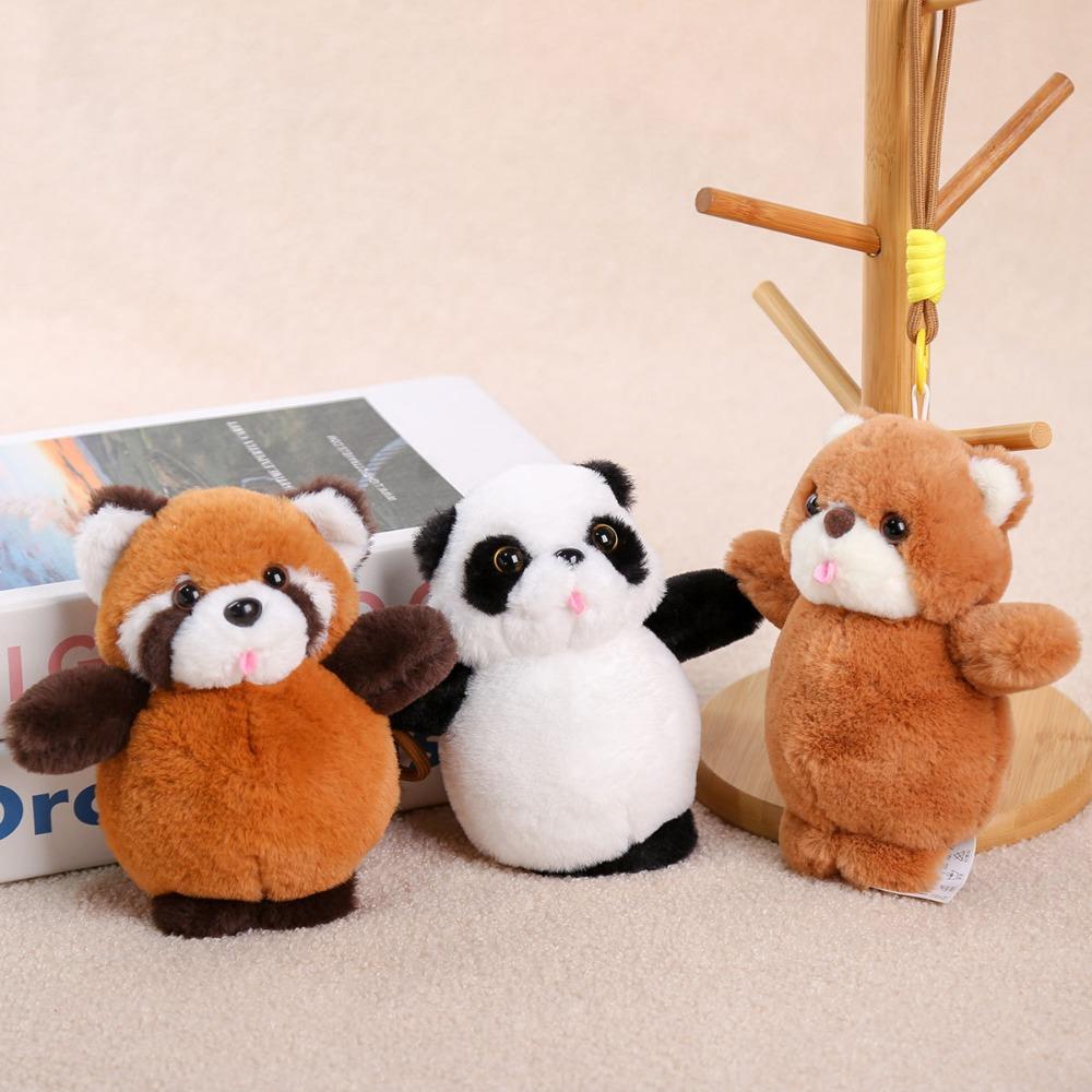 Bear Capybara Plush Keychain Rabbit Plush Toys Small Pendant Animal Doll Keychain  Home Decor