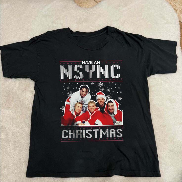 

New Have An N Sync Christmas Happy Holidays Gift Xmas Shirt S to 5XL PN326 Unisex T-Shirt Graphic Tee XXXXL