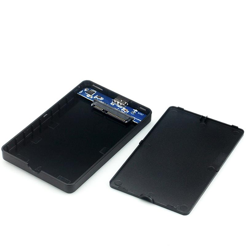 USB 3.0 To 2.5 Inch Hard Drive Case SATA HDD SSD Enclosure 5Gbps External Hard Drive Disk Box for PC Laptop Smartphone PC Laptop