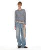 PARTIMENTO WOMEN Leather Extra Long Belt_Sand