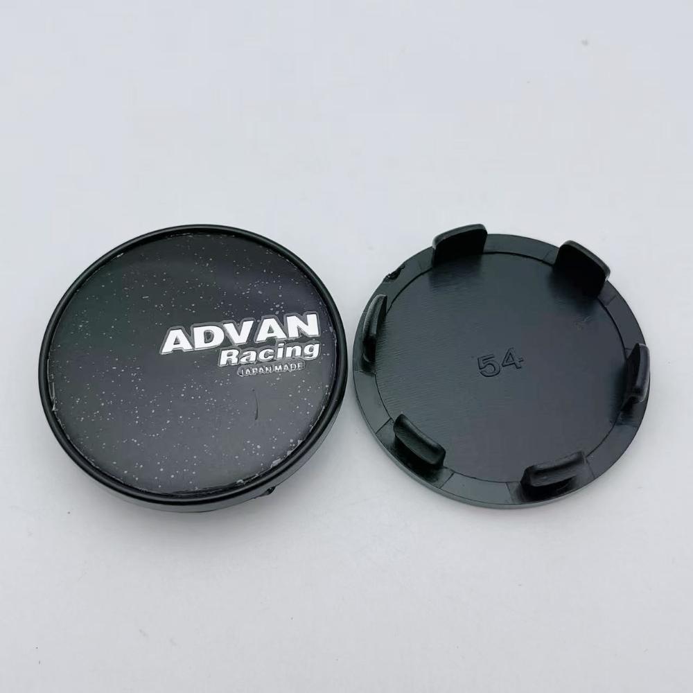 4pcs 54mm Advan Racing Logo Emblem Car Wheel Center Caps Car Accessories for Wheel Centre Cover Auto Rims Dust Cover Hubcaps