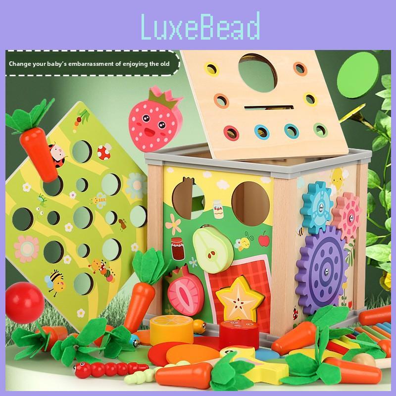 Wooden Peg Puzzle Toy With Matching And Counting Features For Kids Developmental Play