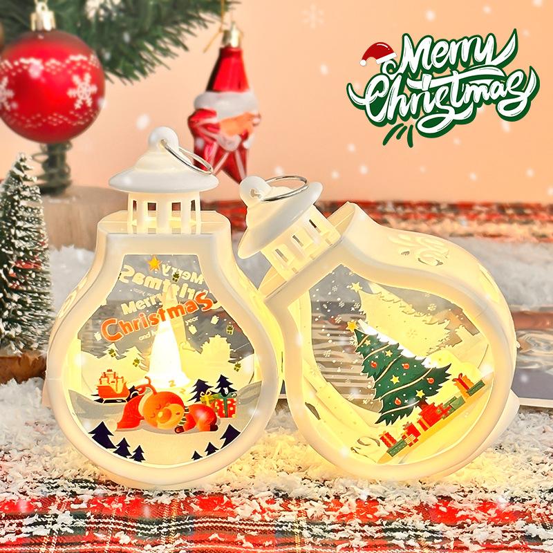 Decorative Items: Wind Lanterns Candle Lanterns, Ambient Lights Pear-shaped Night Lights Children's Christmas Gifts