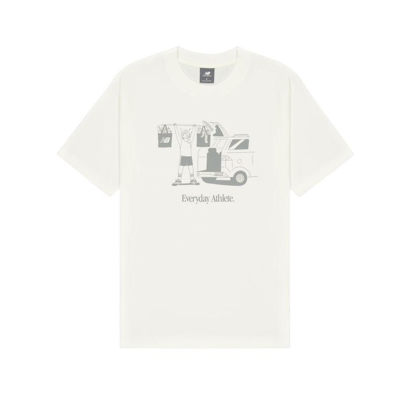 

New Balance T Shirt Men s White MT51851-SST 2XL/185