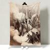 Artist GGustave DDore Throw Soft Warm Flannel Throw Blanket Multiuse for Sofa Bed Office Nap