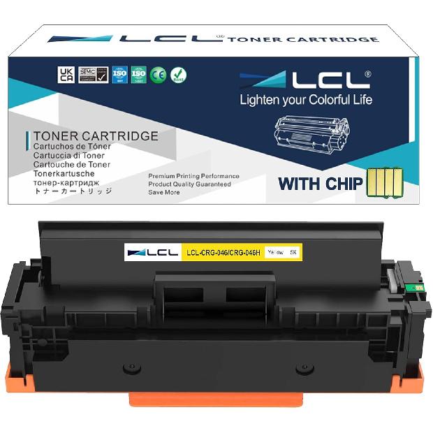 LCL Compatible Toner Cartridge Replacement for Canon 046 046H CRG-046 CRG-046H 1251C001 1247C001 5000 Pages MF731Cdw MF732Cdw MF733Cdw MF734Cdw