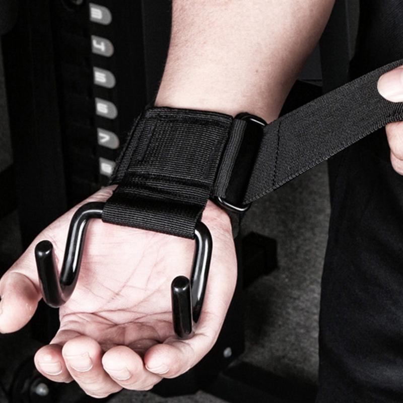 Professionell lyftkrok Styrketräning Bekväm handledsstödsrem för Marklyft Chins Gymträning