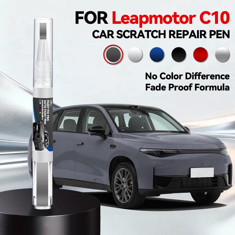 Spezialisierte Automobile Für Leapmotor C10 2024-2025 NA Lackreparaturstift Lackstift Kratzerentferner DIY Autozubehör Schwarz Weiß