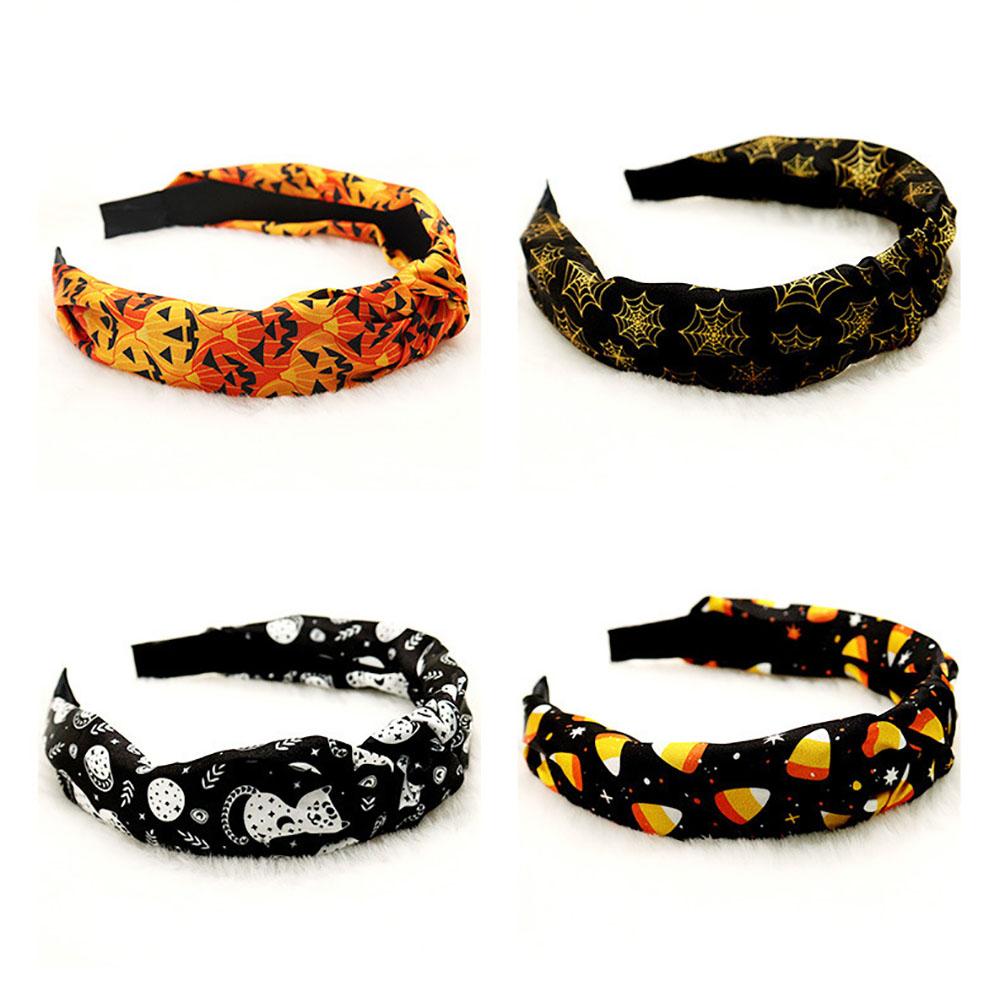 Women Hair Band Flexible Festival Headband Korean Headband Textured Halloween Hair Accessories For Autumn And Winter Holiday