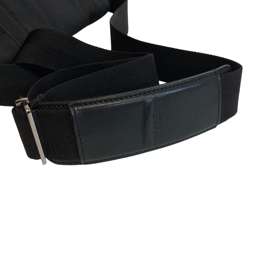 GUCCI 122373 Nylon Shoulder Bag black Nylon unisex Used