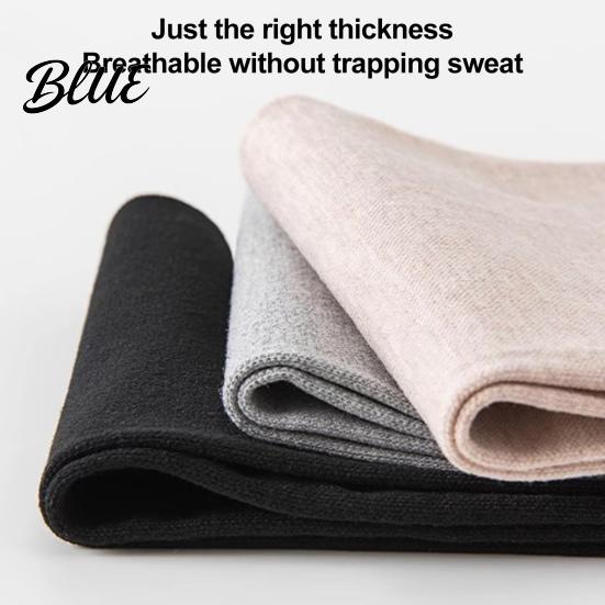 Cold Weather Leg Warmers Soft Knee for Protection Breathable Cotton Sleeves Anti Knitted Protectors Slip Warmers Elastic Thermal Pads Autumn Winter