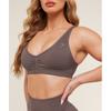 Gymshark Lift Seamless Sports Bra Cool Brown B5c9a Nbzg