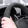 Car Steering Wheel Covers Suede Steering Wheel Cover Wrap Universal 37-38Cm Breathable Steering Covers Car Accessories