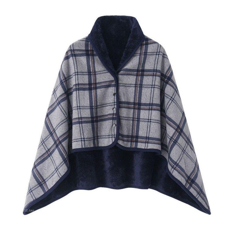 Multi-functional Thickened Shawl Blanket: Outdoor, Student, Office, Lunch Break, Winter Nap Throw