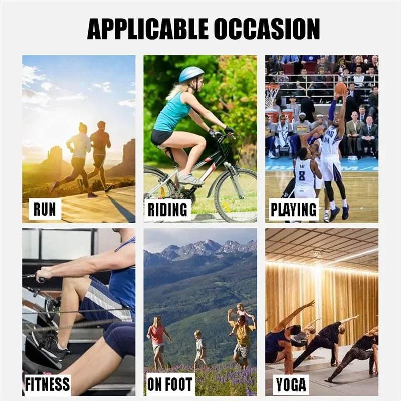 Enkelbrace Basketbal Hardlopen Wandelen Compressie Enkelbeschermingsband Ademend Elastisch Antislip Sportschool Fitness Enkelmouwen
