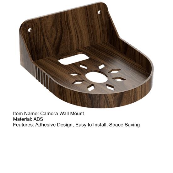 Security Camera Wall Mount Adhesive Baby Monitor Wall Floating Shelf Bedroom Kitchen Living Room Indoor Camera Router Storage Bracket Stand