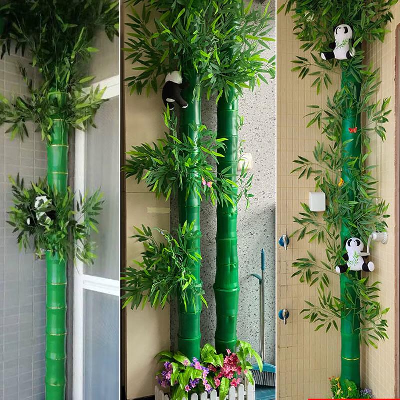 Faux Bamboo Pipe Decoration