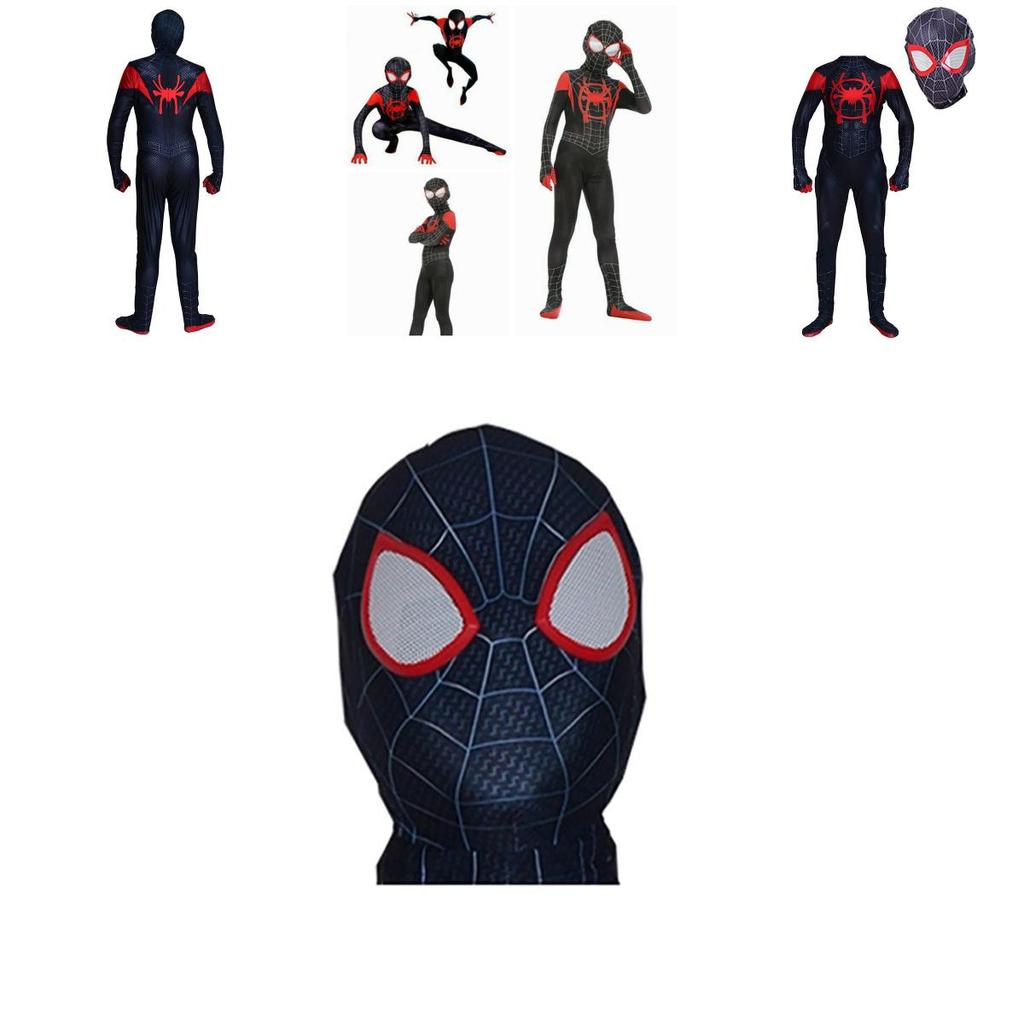 High-quality Spider-man Into The Spider-verse Cosplay Costume With Perfect Stitches