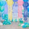 6pcs Jellyfish Paper Lanterns Hanging Colorful Lanterns Decorations for Ocean Under the Sea Theme Birthday Party