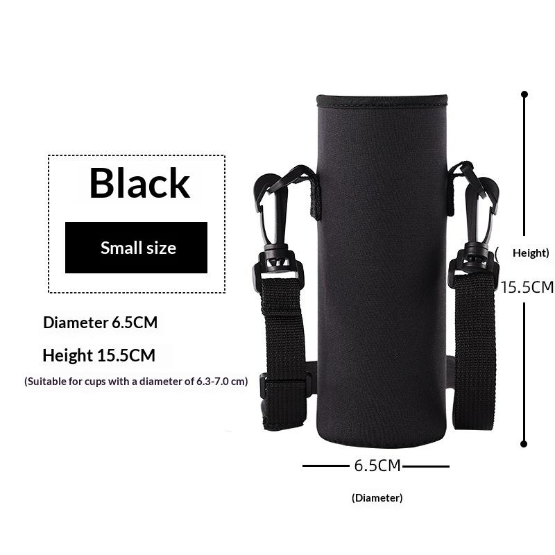 Thickened Heat-Insulating Portable Outdoor Sports Shoulder Strap Cup Sleeve